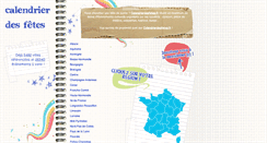 Desktop Screenshot of calendrierdesfetes.fr